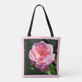 roze roze mode tote bag (Achterkant)
