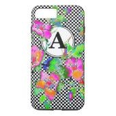 Roze Roze - monogrammen Case-Mate iPhone Case (Achterkant)