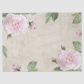 Roze roze  muziek Collage ontkoppeling Tissuepapier (Voorkant)