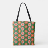 Roze roze naam van het kleurrijke ventilatorventil tote bag (Achterkant)
