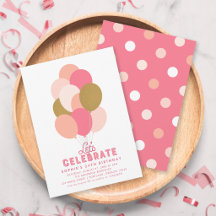 Roze Roze Nepgouden Ballonnen Verjaardag Elke Leef