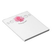 Roze roze Notitieblok op maat (Schuin)