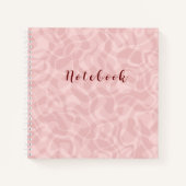 Roze roze notitieboek (Voorkant)