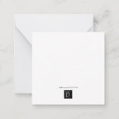 Roze roze notitiekaart 2.5 x 2.5 notitiekaartje (Achterkant)