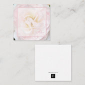 Roze roze notitiekaart 2.5 x 2.5 notitiekaartje (Voorkant / Achterkant)