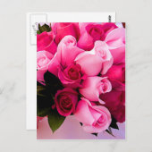 Roze roze notitiekaarten (Voorkant / Achterkant)