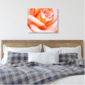 Roze Roze omgevlekt Canvas Afdruk (Insitu (Slaapkamer))