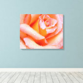 Roze Roze omgevlekt Canvas Afdruk (Insitu (Houten vloer))