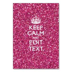 Roze roze, op maat gesneden KALK EN Jouw tekst Kaart