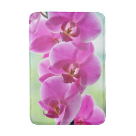 roze roze orchideeën badmat
