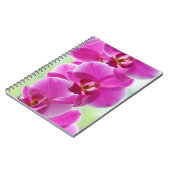 roze roze orchideeën notitieboek (Linkerzijde)