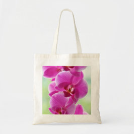 roze roze orchideeën tote bag