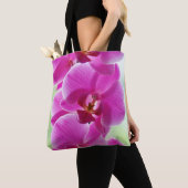 roze roze orchideeën tote bag (Dichtbij)