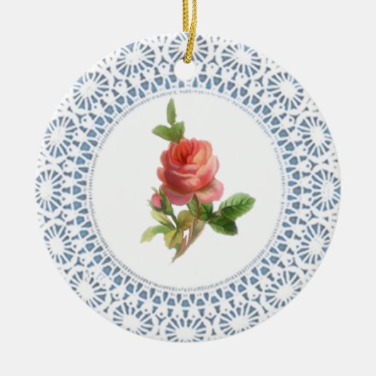 Roze roze Ornament met een handige stijl (Voorkant)