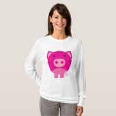 Roze roze overhemden en Gifts T-shirt (Voorkant volledig)