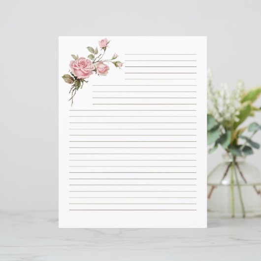 Roze, roze papier (Staand voorkant)