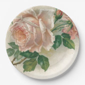 Roze Roze Papieren Bordje (Voorkant)