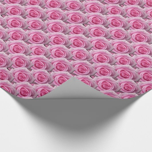 Roze roze papierpap voor romantisch Roos Cadeaupapier (Hoek)