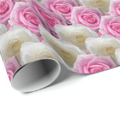 Roze roze papierpap voor romantisch Roos Cadeaupapier (Rol Hoek)