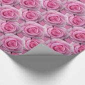 Roze roze papierpap voor romantisch Roos Cadeaupapier (Hoek)