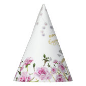 Roze Roze Parel Verlovingsring Feesthoedjes (Links)