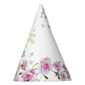 Roze Roze Parel Verlovingsring Feesthoedjes (Rechts)