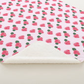 Roze roze  pasta-cadeau voor haar sherpa deken (3/4)