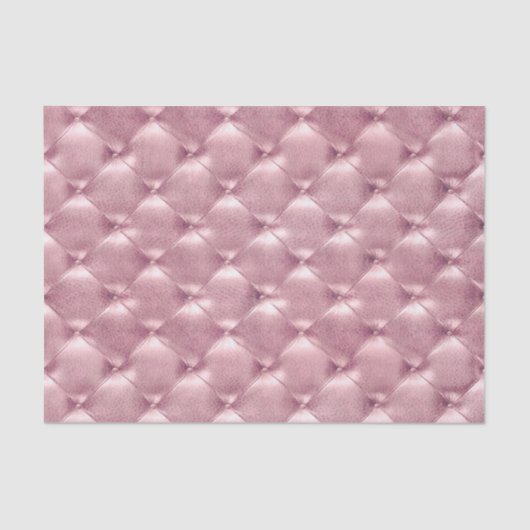Roze roze pastel metallisch gelookt leder Lux VIP Tissuepapier (Voorkant)