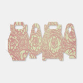 roze roze patroon bedankdoosjes (Uitgevouwen)