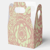 roze roze patroon bedankdoosjes (Geopend)