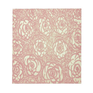 roze roze patroon notitieblok