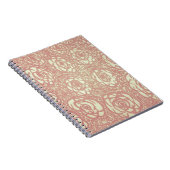 roze roze patroon notitieboek (Rechterzijde)