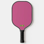 Roze Roze Persoonlijke Monogram Pickleball Paddle (Voorkant)