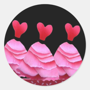 Roze Roze Petaal Bruidsmeisje Jurken - Hart Bodice Ronde Sticker
