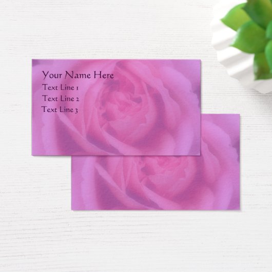 Roze roze petals Bloed Visitekaartje (Bureau)