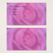 Roze roze petals Bloed Visitekaartje (Voorkant /achterkant)