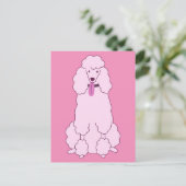 Roze Roze Podle Briefkaart (Staand voorkant)