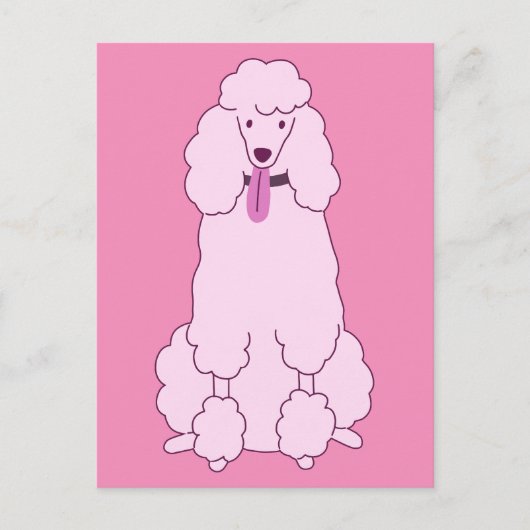 Roze Roze Podle Briefkaart (Voorkant)