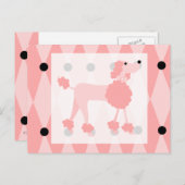 Roze Roze Podle Briefkaart (Voorkant / Achterkant)