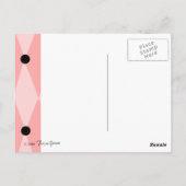 Roze Roze Podle Briefkaart (Achterkant)