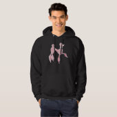 Roze Roze Podle Hoodie (Voorkant volledig)