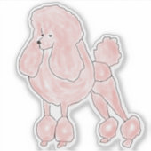 Roze Roze Podle Sticker (Voorkant)