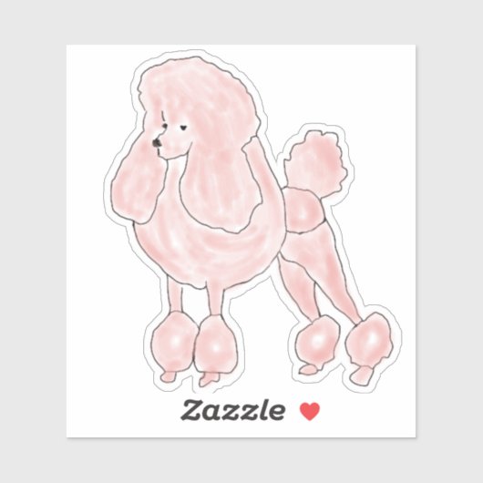 Roze Roze Podle Sticker (Vel)