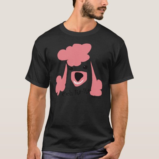 Roze Roze Podle T-shirt (Voorkant)