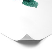 Roze roze poster (Hoek)