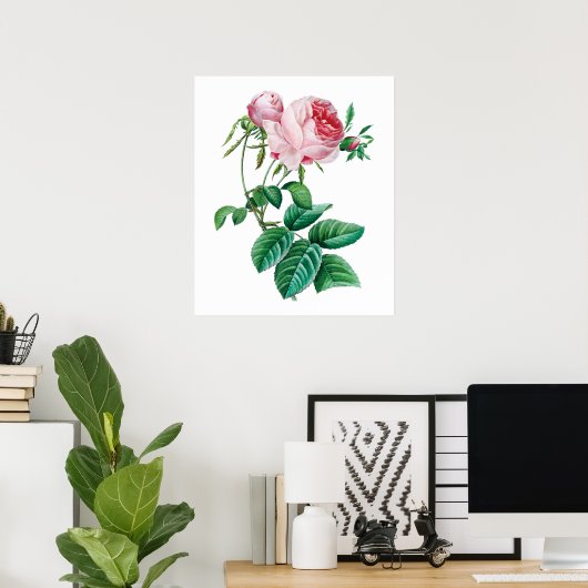 Roze roze poster (Thuiskantoor)