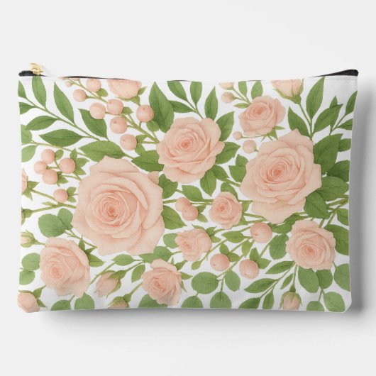 Roze Roze Print Cut Naaizak Etui (Voorkant)