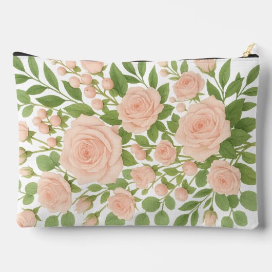 Roze Roze Print Cut Naaizak Etui (Achterkant)