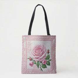 Roze Roze Quilt Tote Bag