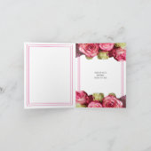 Roze roze rand bloemenboeket vrijgezellenfeest (Binnen)